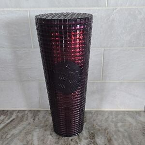 Starbucks Burgundy 24ozTumbler Without Straw